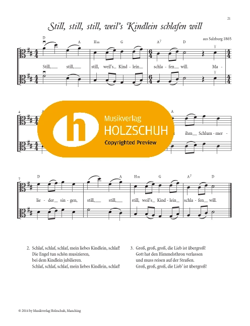 Still, still, still, weils Kindlein schlafen will